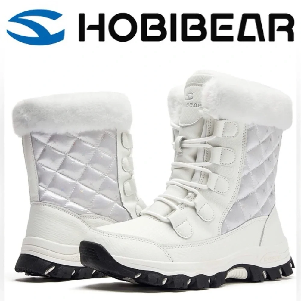 3/$30 HOBIBEAR girls Snow Boots Waterproof Slip Resistant Anti-Slip Cold Weather